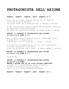 protagonista dell`azione