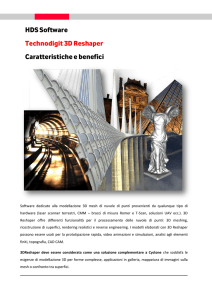 HDS Software Technodigit 3D Reshaper Caratteristiche