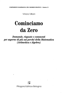 Cominciamo da Zero