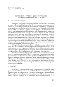 PyArchInit-Python, Qgis e Postgresql per la gestione dei dati di