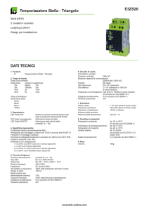 E3ZS20 Temporizzatore Stella