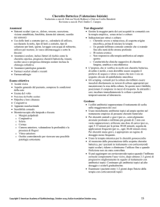 Cheratite Batterica (Valutazione Iniziale)