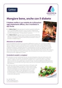 Mangiare bene, anche con il diabete