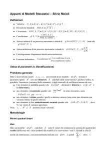 Appunti di Modelli Stocastici – Silvio Moioli