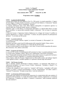 Storia terza programma svolto
