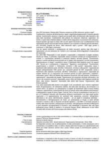 formato europeo per il curriculum vitae
