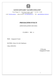 4A - Liceo classico "Jacopo Stellini"