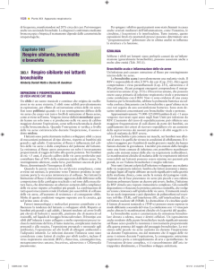Respiro sibilante, bronchiolite e bronchite