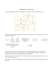 Amplificatore non invertente