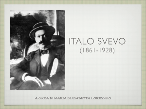 ITALO SVEVO sintesi