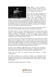Marco Porcu a 9 anni comincia a studiare la