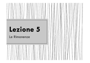 Lezione 5 - Le Rimanenze