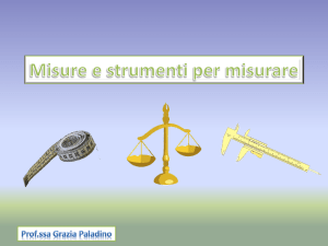 Misure e strumenti - CapovolgiLeScienze