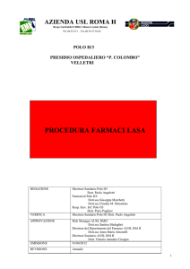 procedura farmaci lasa
