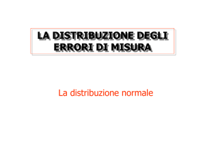 Lezione 3-La Distribuzione Normale(ODONTO)