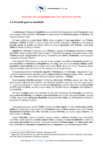 La Seconda guerra mondiale