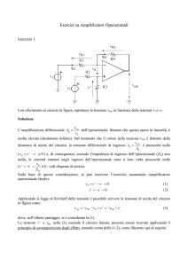 Esercizi Amplificatori Operazionali - Pacinotti