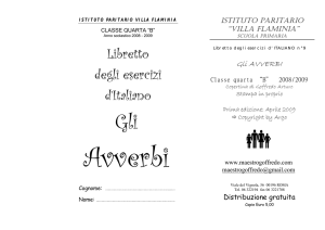 Libretto degli esercizi d`Italiano