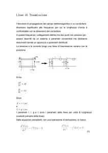 Linee di Trasmissione Linee di Trasmissione