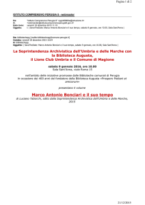 Marco Antonio Bonciari e il suo tempo