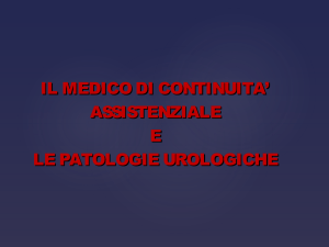 RITENZIONE URINARIA - ordine dei medici di terni