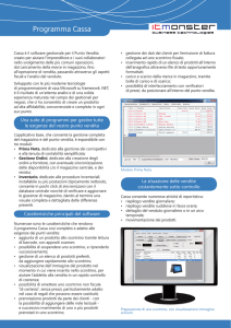 Scarica la brochure del software Cassa