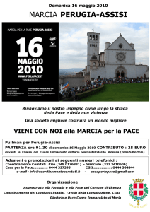 marcia perugia-assisi - Coordinamento dei Comitati
