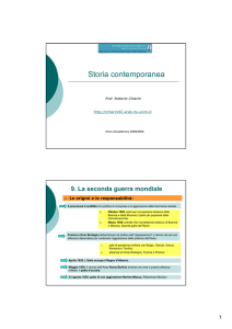 Storia contemporanea