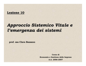 sistema embrionale - "PARTHENOPE"