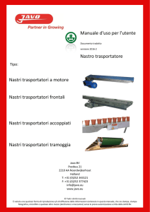Manuale d`uso per l`utente