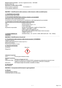 Soluzione di acido citrico al 50% SEZIONE 1