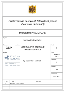 Prestazionale - Comune di Buti
