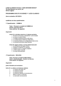 LICEO CLASSICO Paritario “SAN GIOVANNI BOSCO”