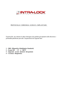 protocollo di chirurgia implantare - Intra-Lock