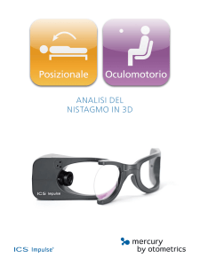 analisi del nistagmo in 3d