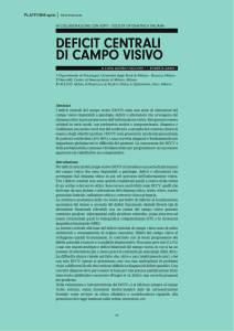deficit centrali di campo visivo