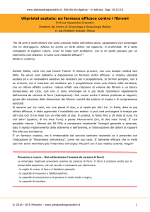 Ulipristal acetato: un farmaco efficace contro i fibromi