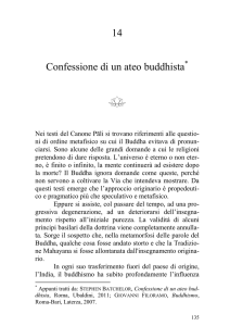 Confessione di un ateo buddhista