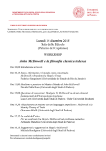 mcdowell - filosofia classica tedesca - e