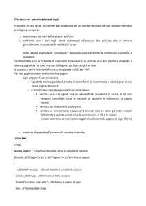 17. 1. autenticazione di una login