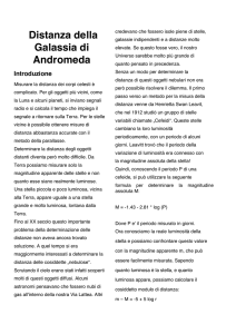 Distanza della Galassia di Andromeda