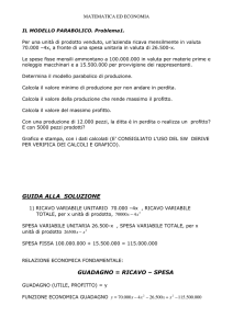 parabola come modello economico