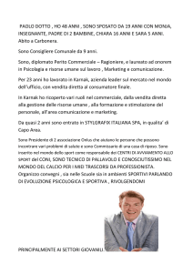 PAOLO DOTTO , HO 48 ANNI , SONO SPOSATO