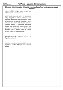 rating di legalità non può fare affidamento solo su onestà impresa