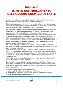Il mito del frullamento dell`oceano cosmico di latte