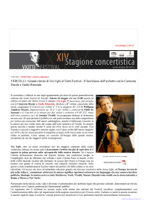 Grande ritorno di Uto Ughi al Viotti Festival