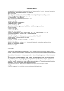 Programma latino 3 F Grammatica