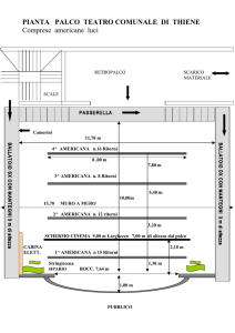 thiene - teatro comunale - pianta