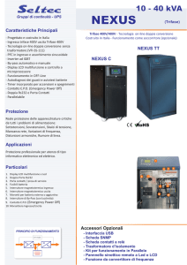 scheda tecnica