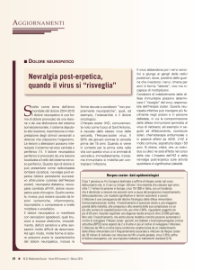 Nevralgia post-erpetica, quando il virus si “risveglia”